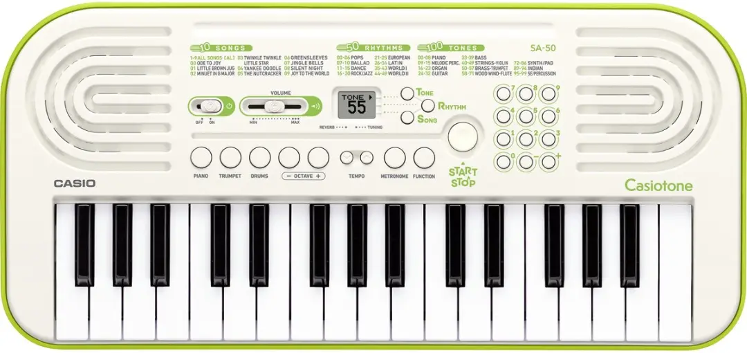 Casio SA-50 Keyboard - 32 Mini-toetsen - Multicolor