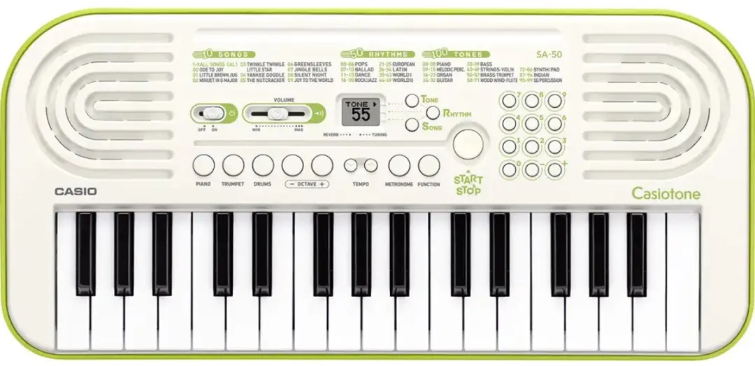 Casio SA-50 Keyboard - 32 Mini-toetsen - Multicolor