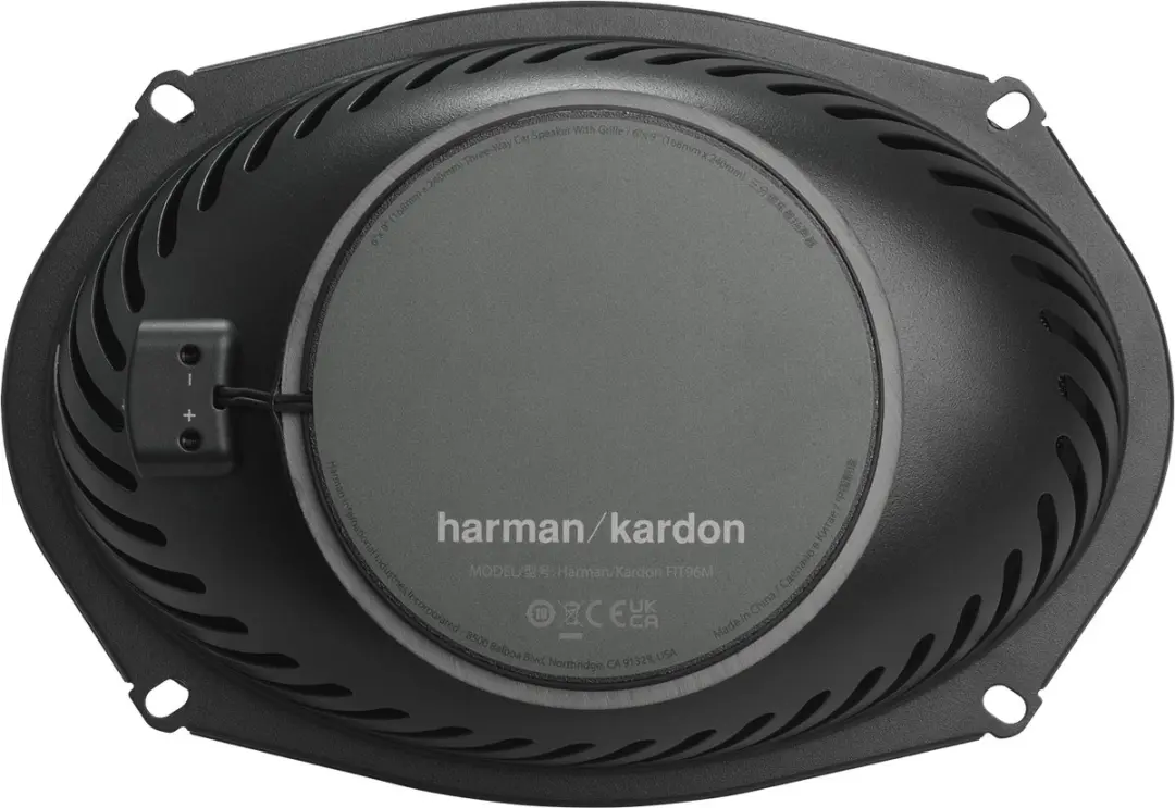 Harman Kardon FIT96M Drieweg Component Autospeakers 440W - Zwart - afbeelding 6 van 6
