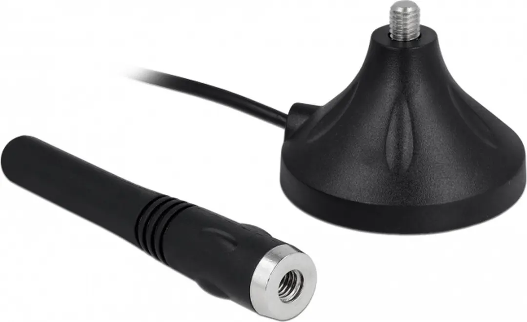 Delock LTE Antenne SMA 2x3dBi 11cm - Zwart