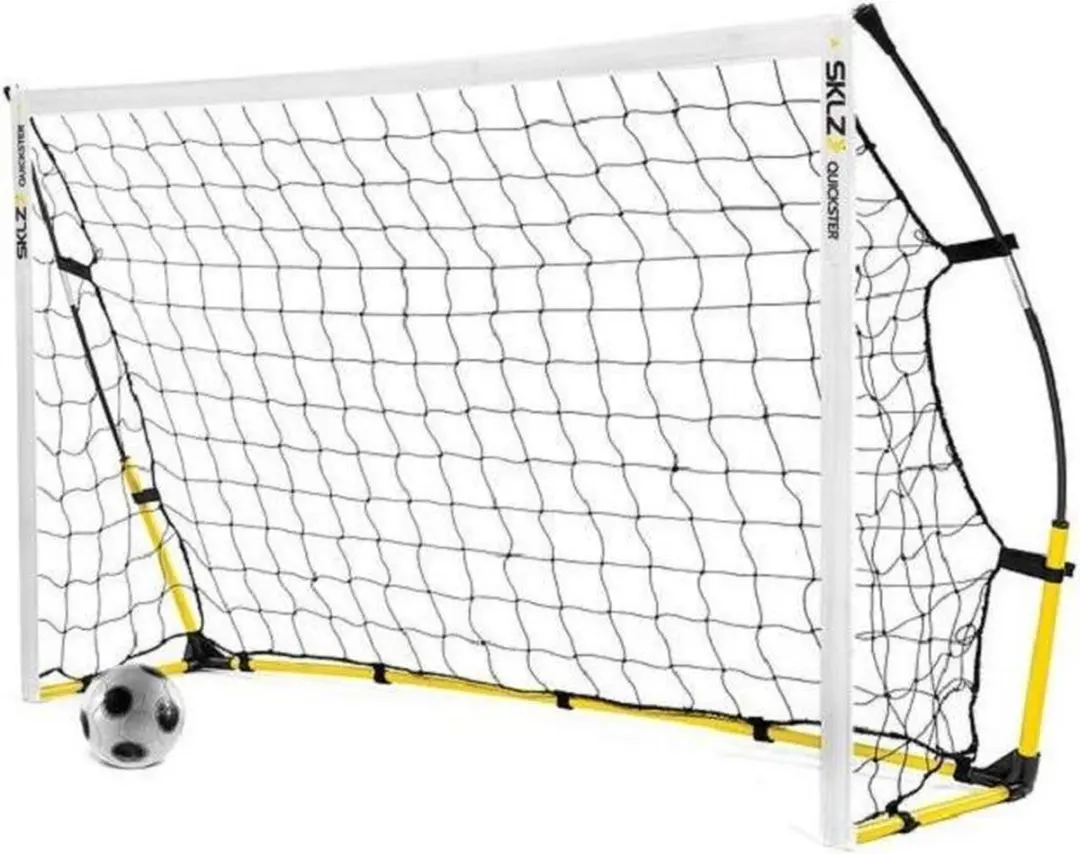 Sklz Quickster Voetbaldoel 180x120cm - Zwart/Geel/Wit