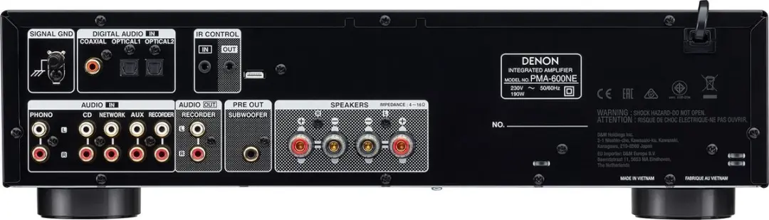 Denon PMA600NE Versterker - Bluetooth - Zwart
