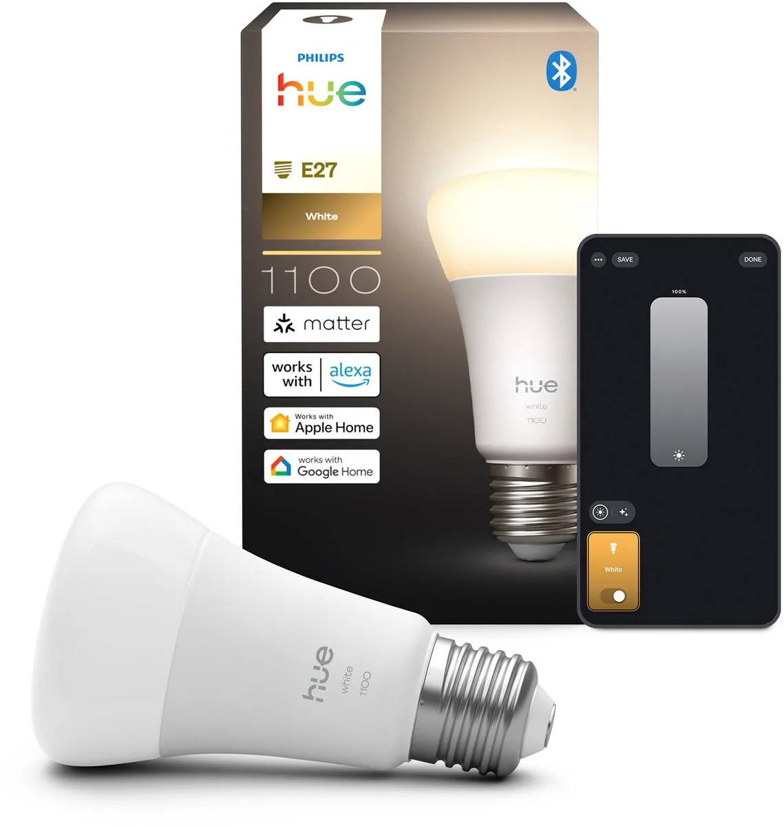 Philips Hue Starterspakket E27 - 2 Lampen Warm Wit