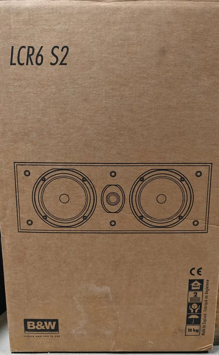 Bowers & Wilkins LCR6 S2 Center Speaker - Zwart