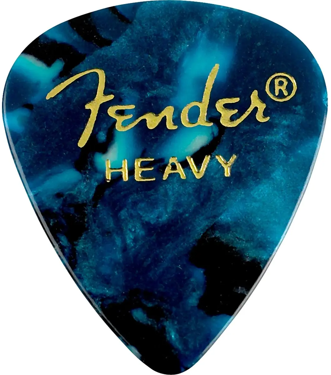 Fender Picks 351 Ocean Turq Heavy 12-delig Set