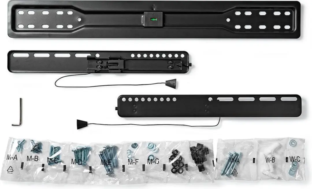 Nedis TVWM5050BK Vaste TV-Muurbeugel - 37-70" - 35kg - Zwart