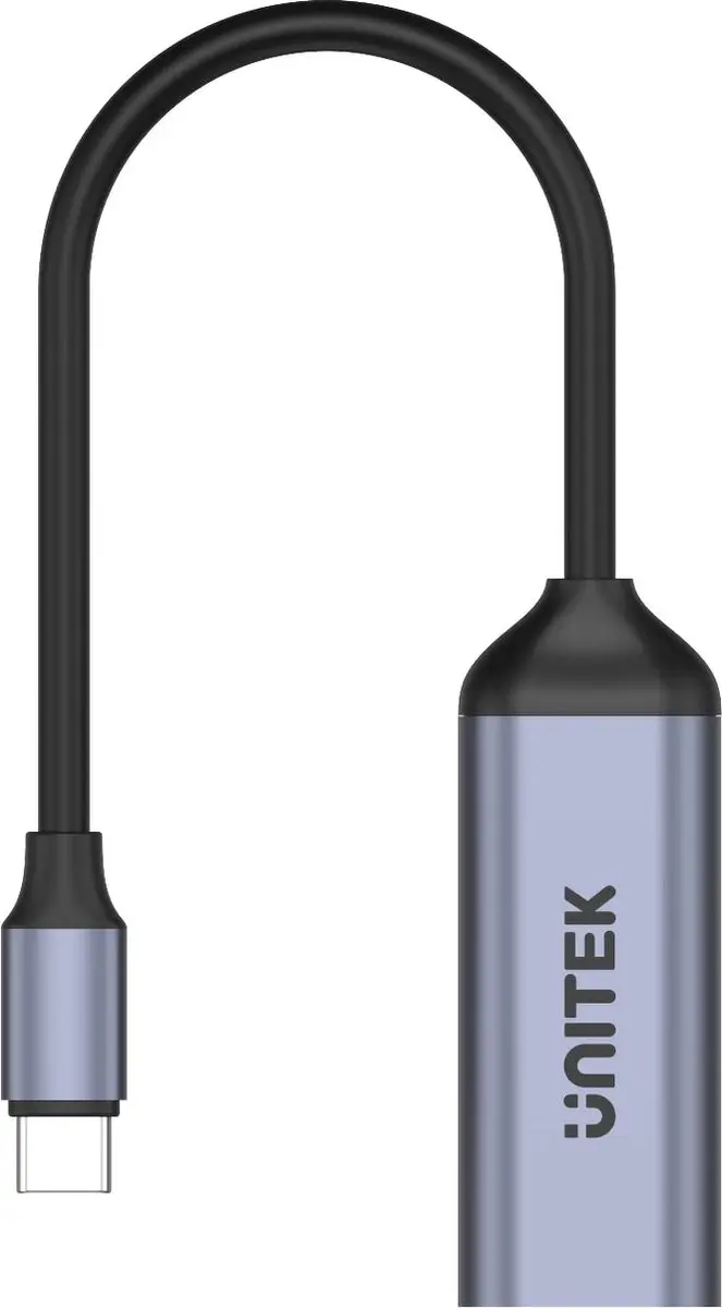 Unitek V1415A USB-C naar DisplayPort Adapter 8K 60Hz - Grijs