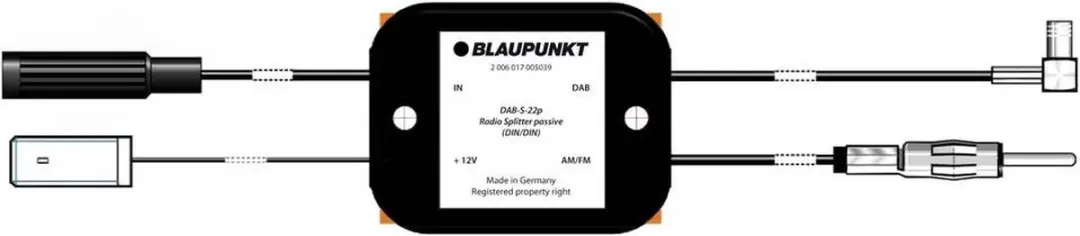 Blaupunkt Autoantenne-adapter DIN 150Ω 2006017472409