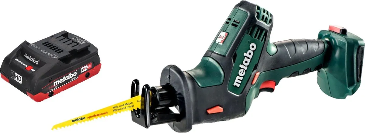 Metabo SSE 18 LTX Compact Reciprozaag 18V