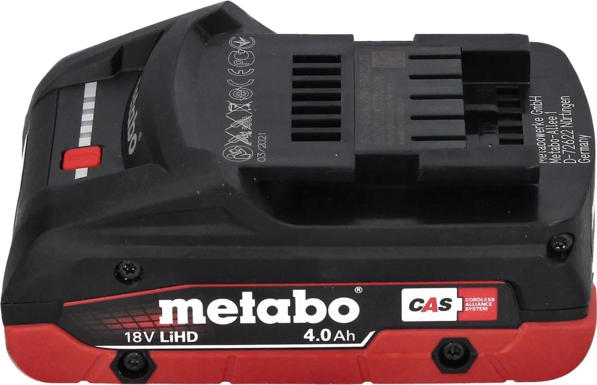 Metabo SSE 18 LTX Compact Reciprozaag 18V - 1x LiHD 4,0Ah