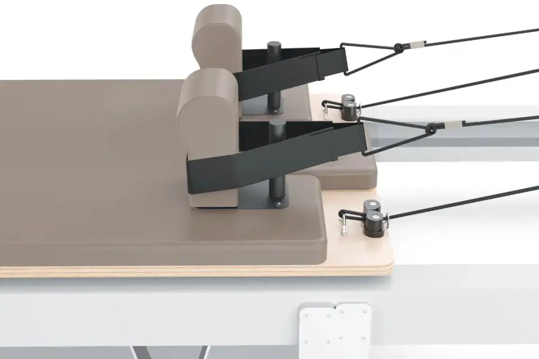 Toorx Liveness Pilates Reformer PTX 7000 - Inklapbaar - Beige