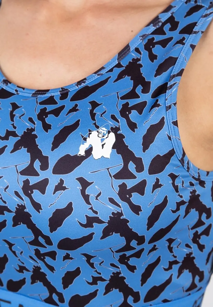 Gorilla Wear Osseo Crop Top - Blauw XS