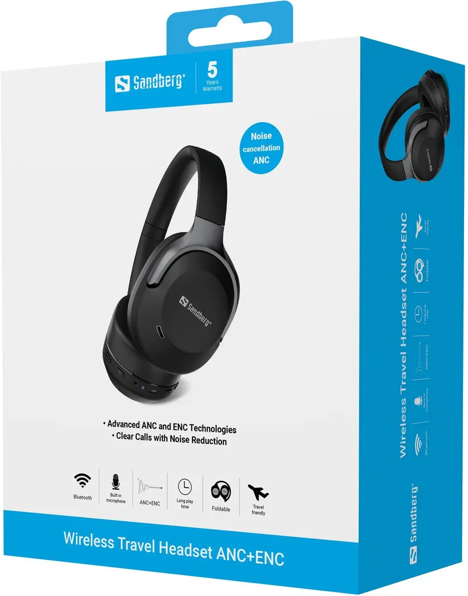 Sandberg 126-53 Draadloze Headset - Zwart