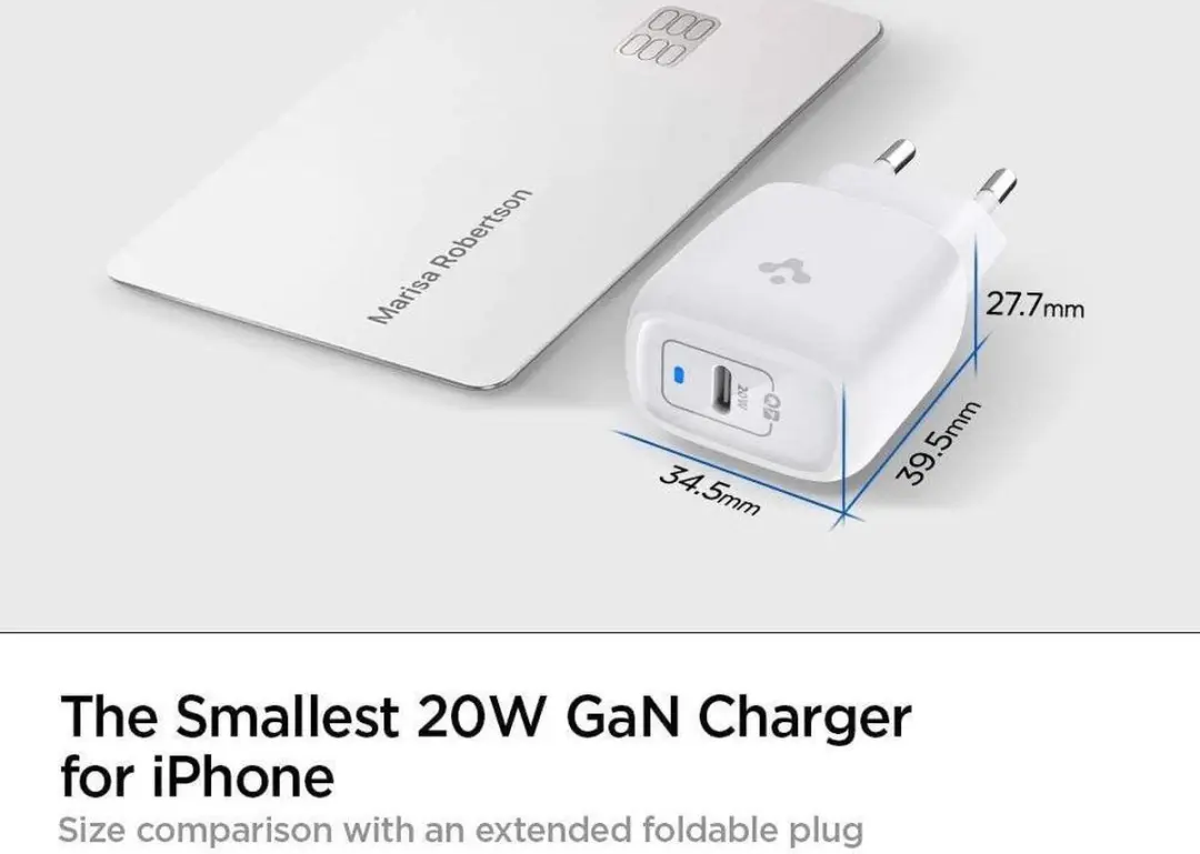 Spigen PowerArc ArcStation ACH02071 Oplader 20W - Wit - afbeelding 6 van 6