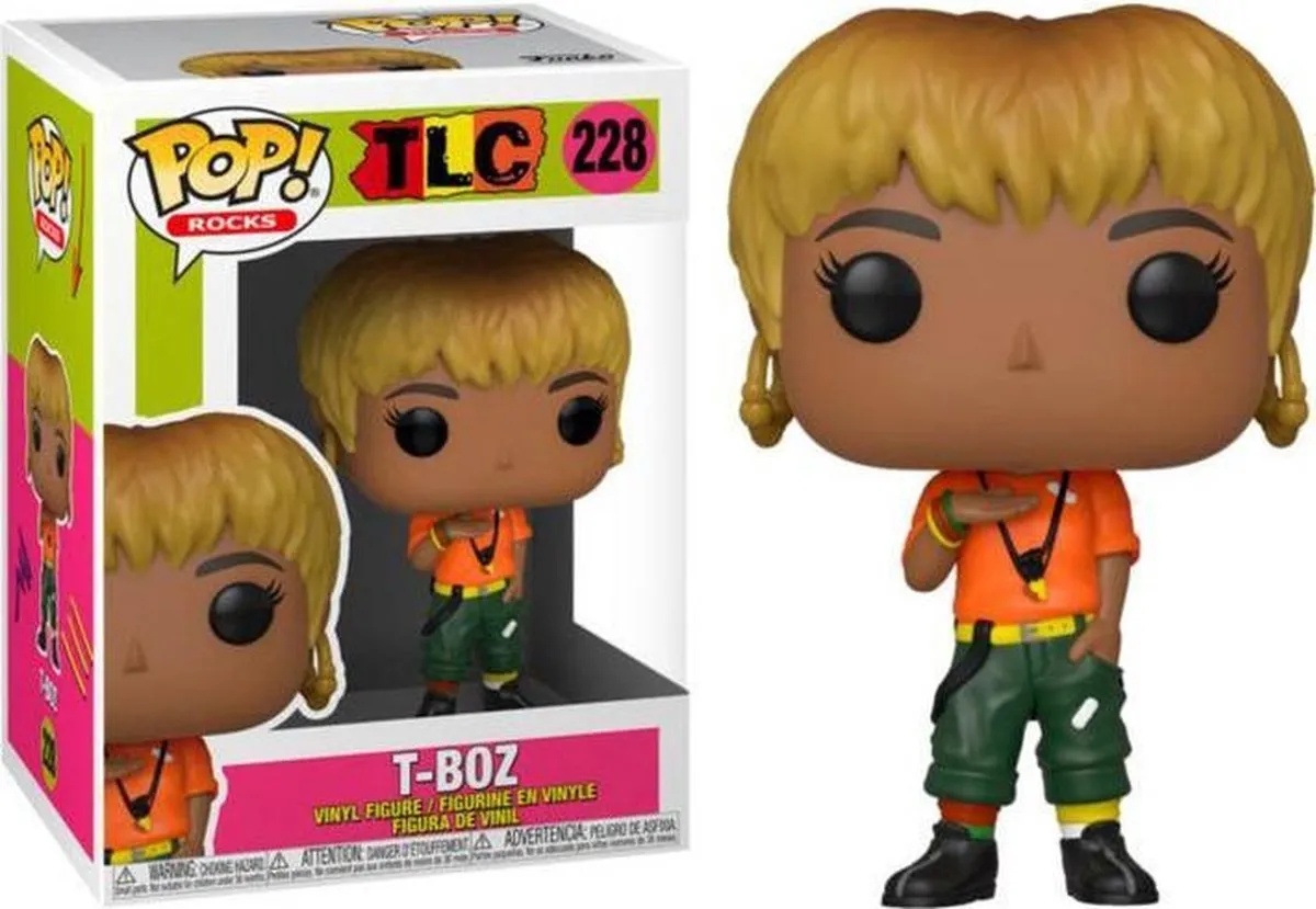 Funko Pop! Rocks TLC (228) T-Boz Verzamelfiguur - Multicolours
