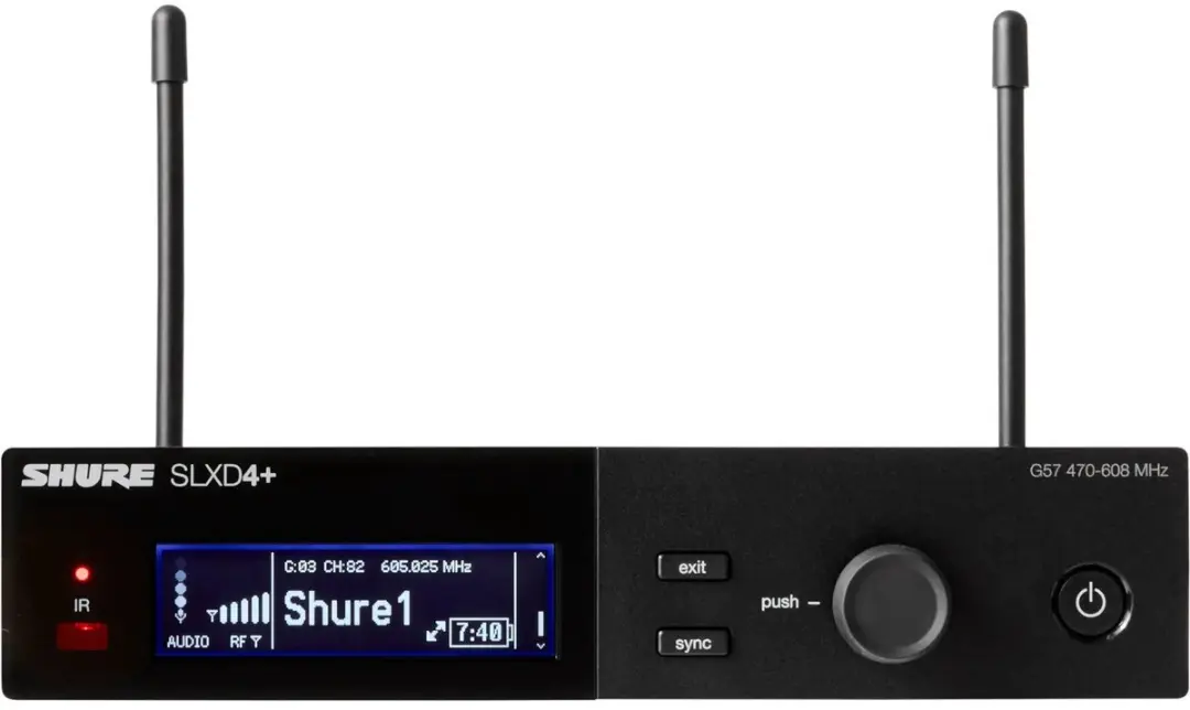 Shure SLX-D SLXD24E/B58 Draadloos Digitaal Systeem - Beta 58A - Zwart - afbeelding 6 van 6