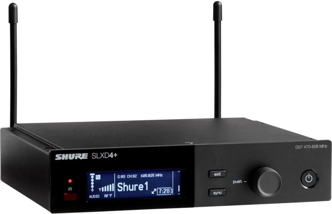 Shure SLX-D SLXD24E/B58 Draadloos Digitaal Systeem - Beta 58A - Zwart