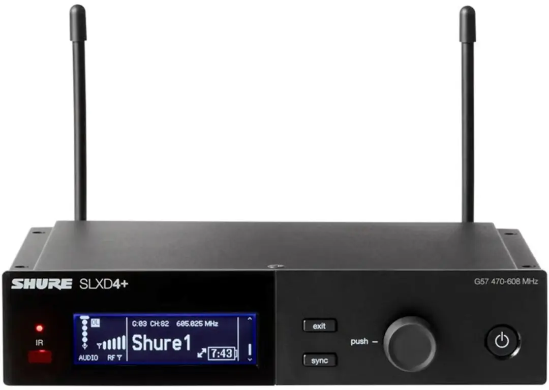 Shure SLX-D SLXD24E/B58 Draadloos Digitaal Systeem - Beta 58A - Zwart
