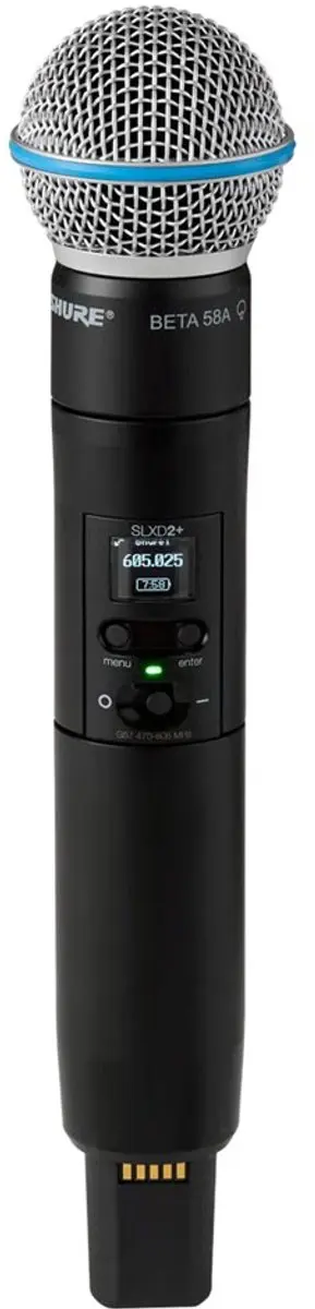 Shure SLX-D SLXD24E/B58 Draadloos Digitaal Systeem - Beta 58A - Zwart