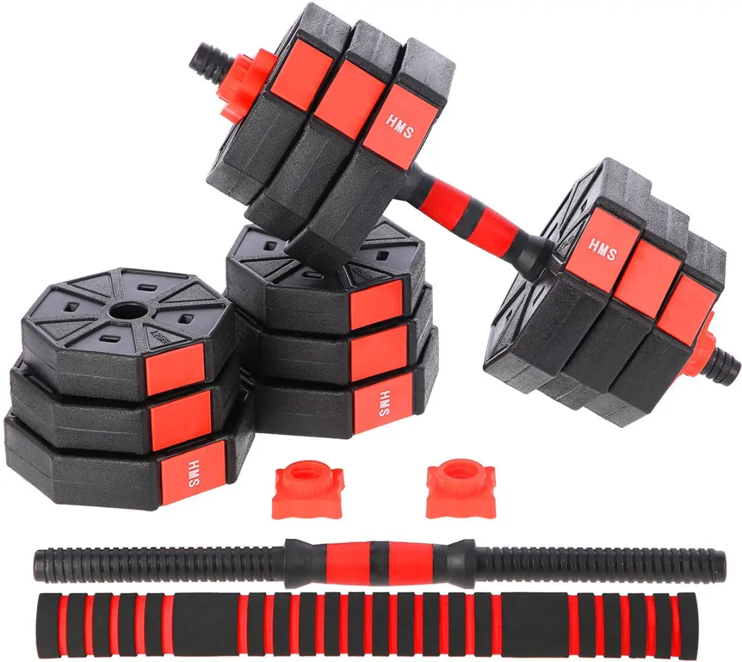 HMS Verstelbare Halter & Dumbbell Set 20kg - Zwart
