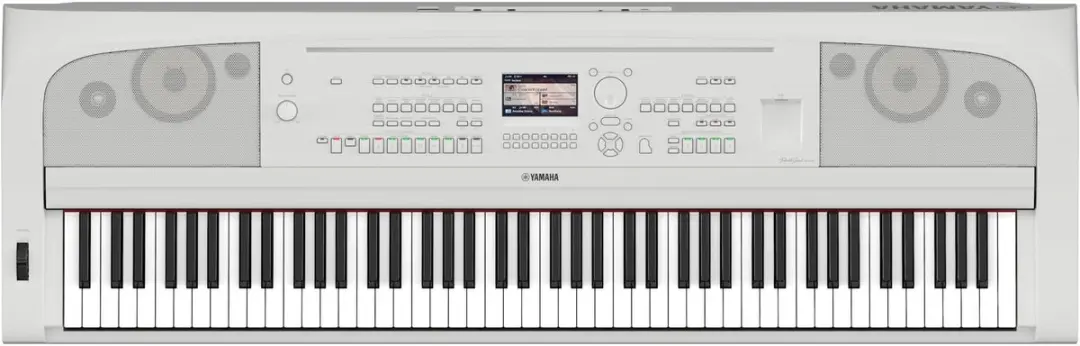 Yamaha DGX-670WH Digitale Piano - 88 Toetsen - Wit