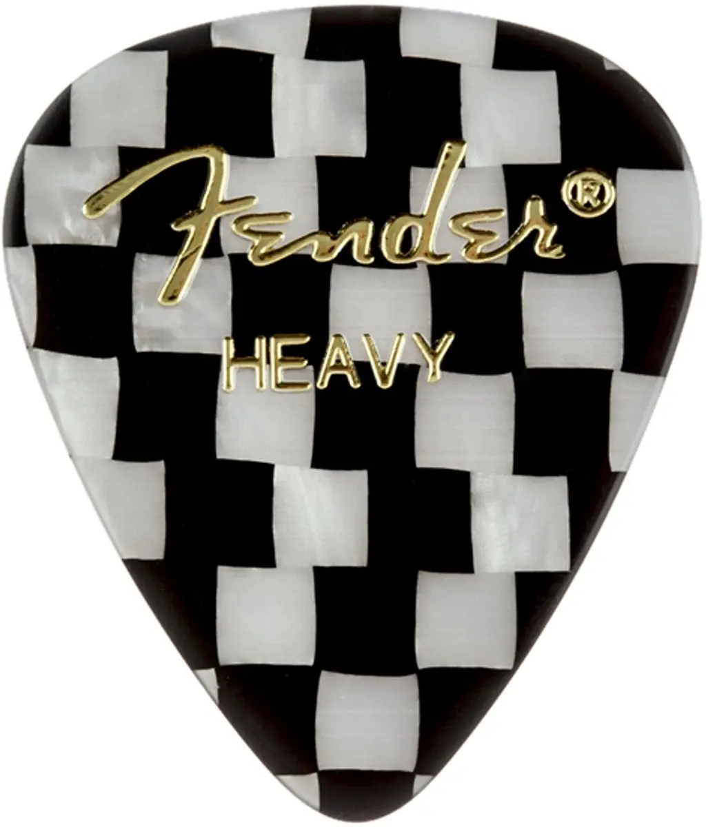 Fender Picks 351 Checker Heavy 12-delig