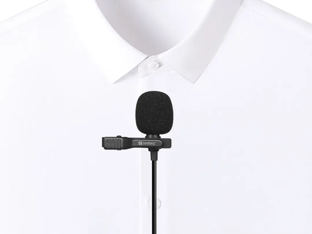 Sandberg 126-40 USB Clip Microfoon - Zwart