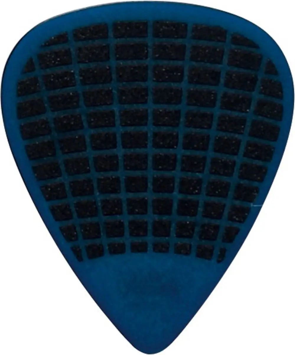 Ibanez Sand Grip Plectrum Medium 0.80mm - Blauw 6 Stuks