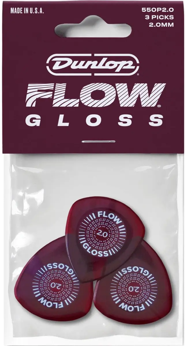 Dunlop 550P200 Flow Gloss Pick Set