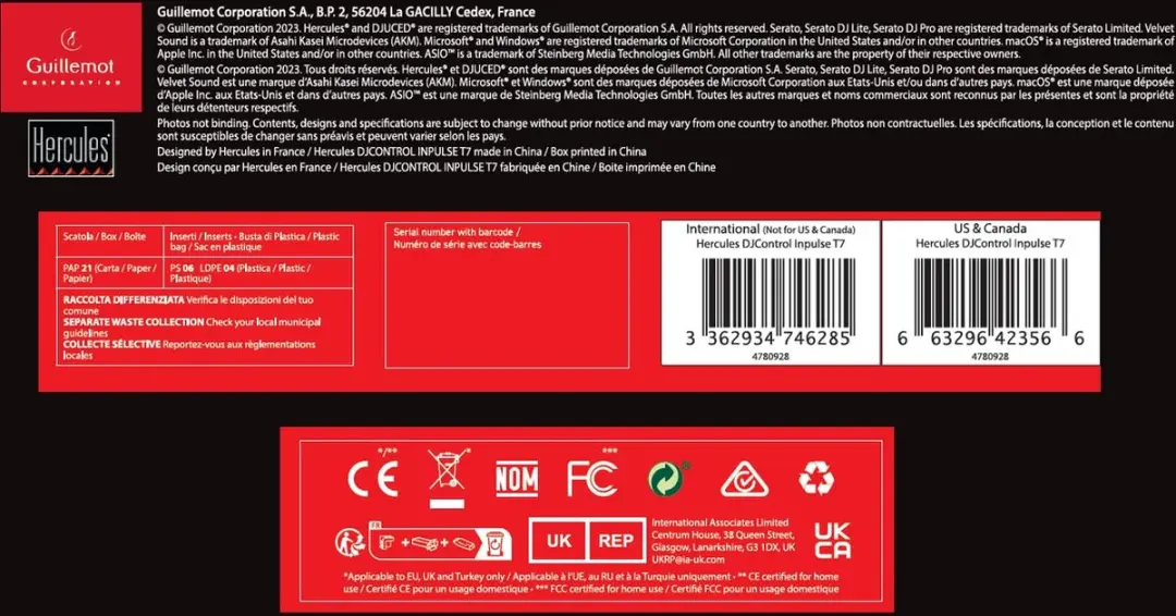 Hercules DJControl Inpulse T7 Transporttas - Zwart
