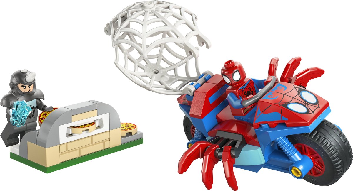 LEGO Marvel Spidey on his Motorcycle vs. Rhino - 11206