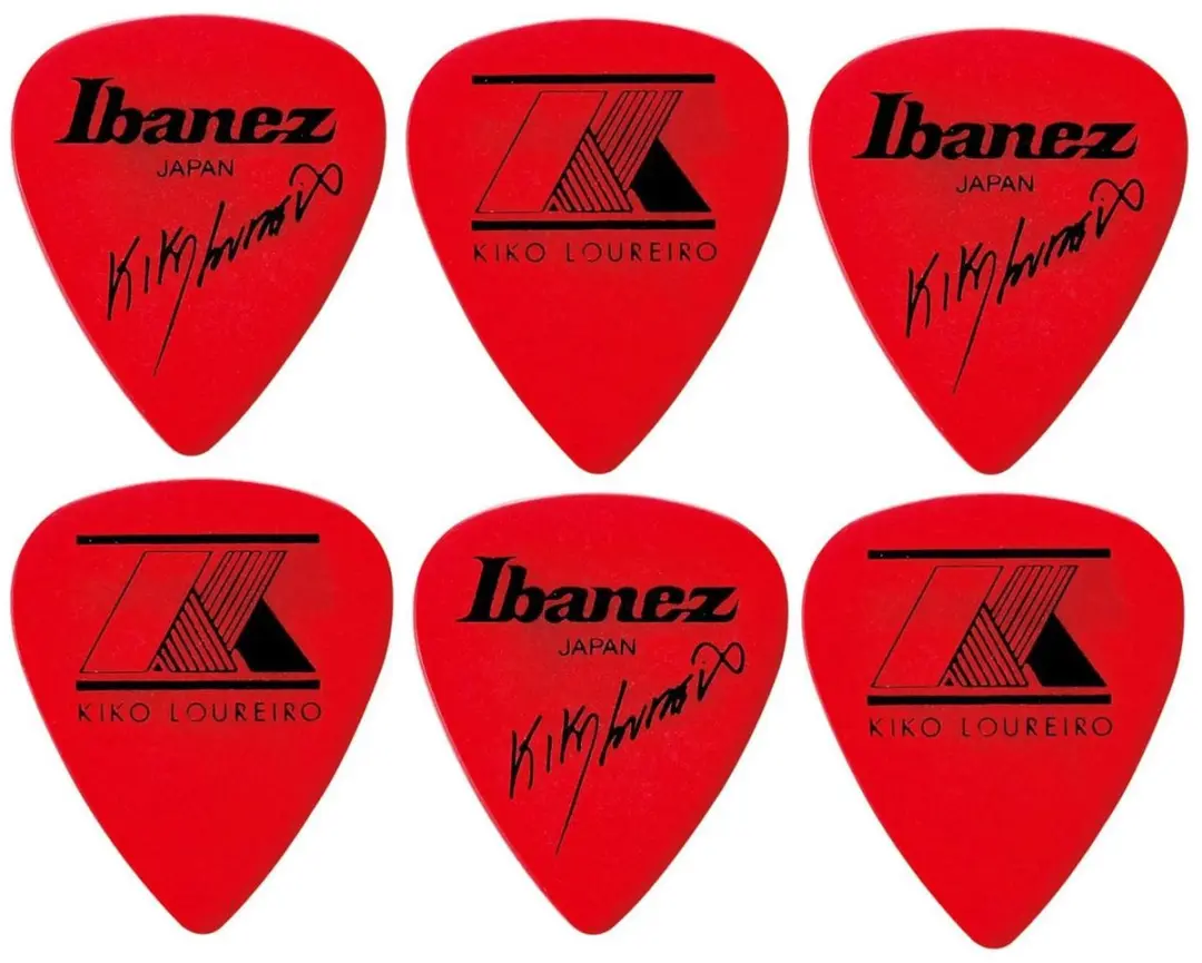 Ibanez B1000KLRD Plectrum - Kiko Loureiro Signature 1.20mm - 6 Stuks Rood