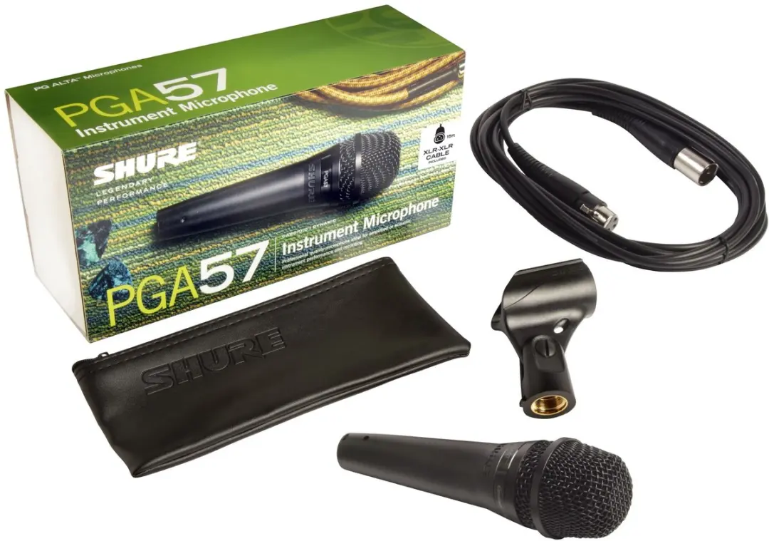 Shure PGA57-XLR Instrumentmicrofoon - Zwart
