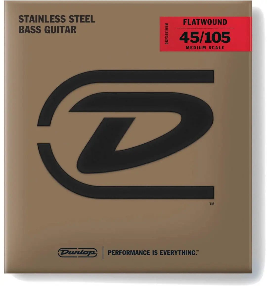 Dunlop DBFS45105M Flatwound Snarenset