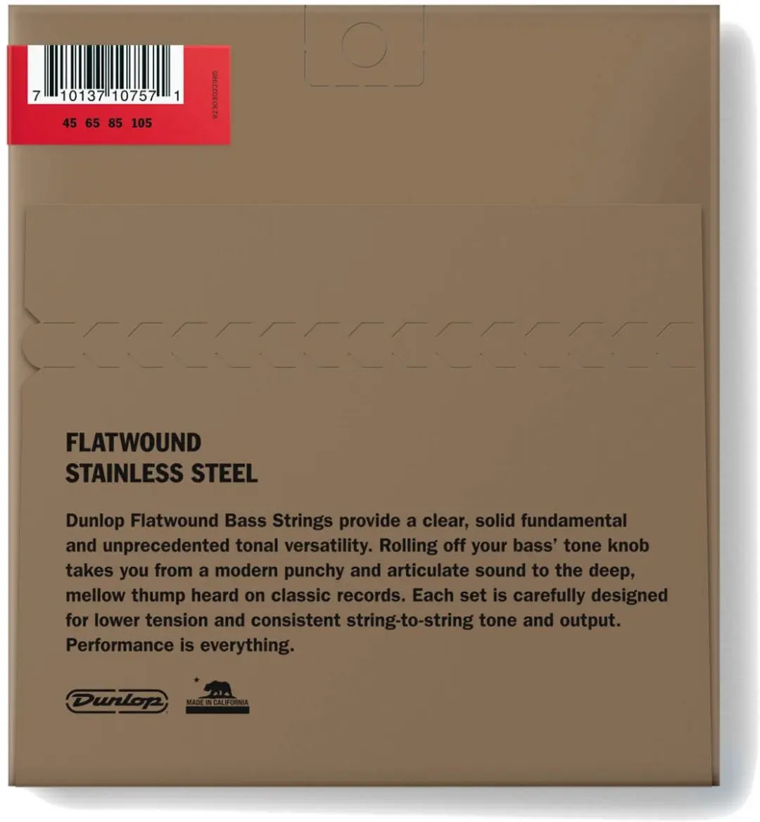 Dunlop DBFS45105M Flatwound Snarenset - 6 Stuks