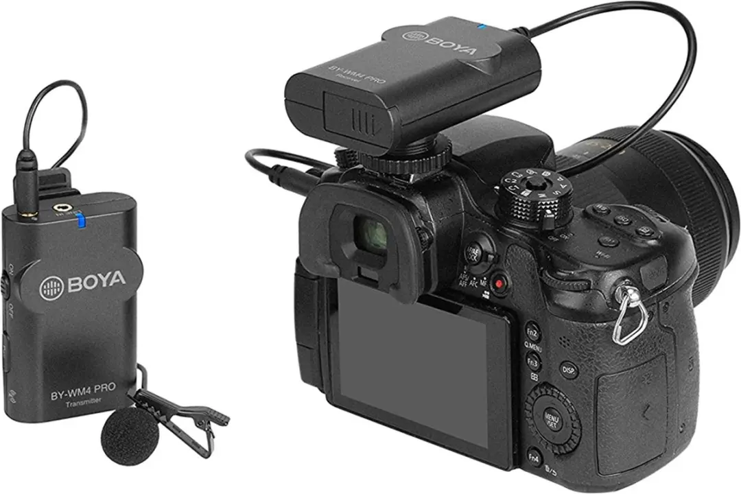 Boya BY-WM4 Pro-K1 Draadloze Lavalier Microfoon - Zwart