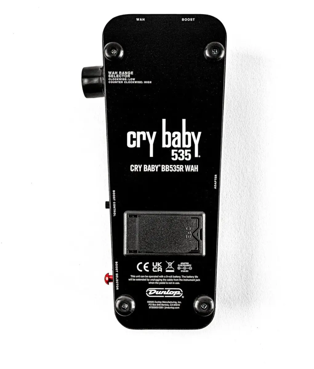 Dunlop BB535R Wah Reissue Wah-pedaal - Grijs