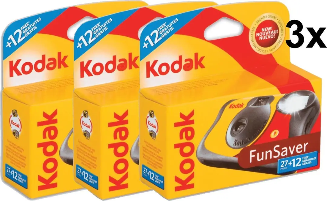 Kodak Funsaver Wegwerpcamera 27+12