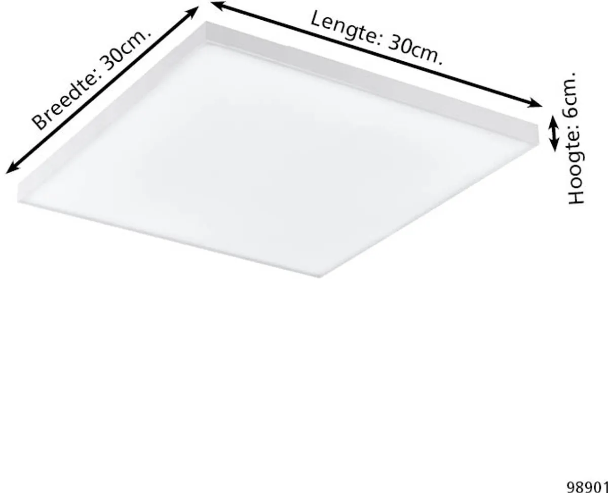 Eglo Turcona Plafondlamp LED 30cm - Wit