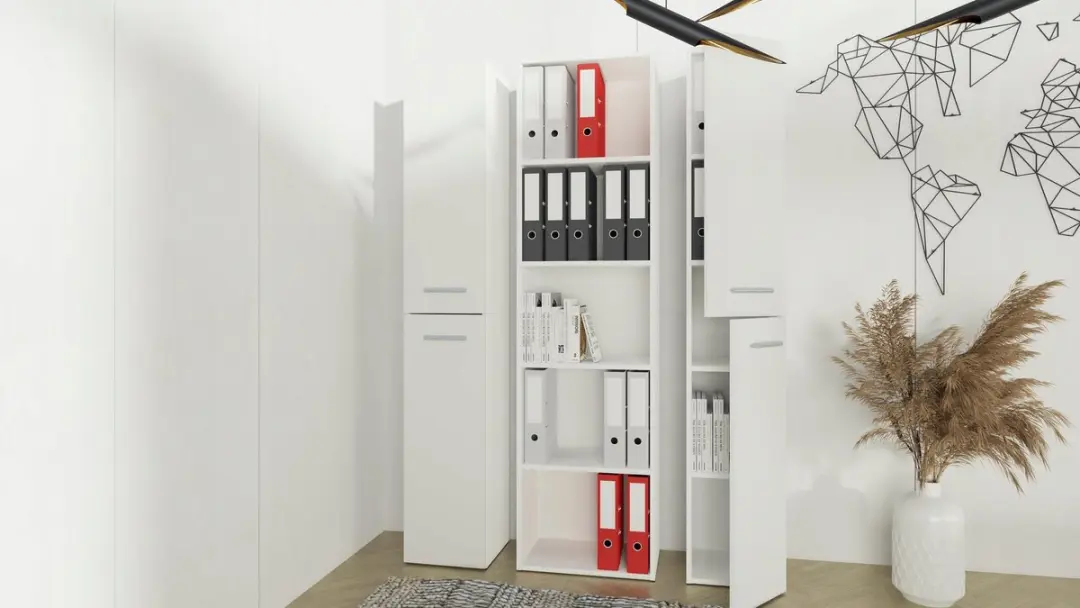 UFC Bodo Dual R30 Boekenkast Wit - 175cm
