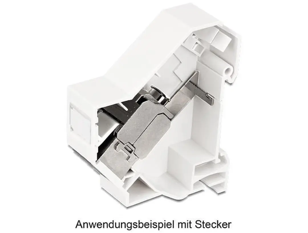Delock Keystone Hutschienenhouder 86232 - Wit