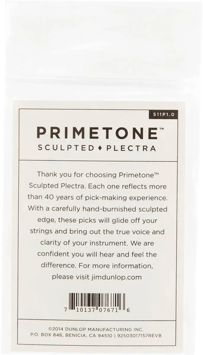 Dunlop Primetone Plectrum 1.00mm - 3 Stuks