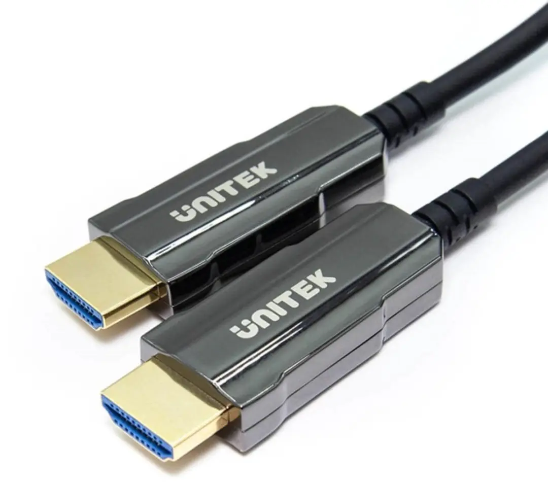 Unitek HDMI Optyk C11092ASL01-20M Kabel 2.0 - 4K 60Hz - 20m - Zwart