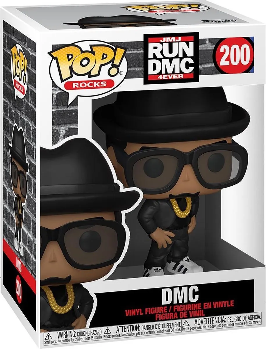 Funko POP! Rocks Run DMC Verzamelfiguur - 9cm - Multicolor