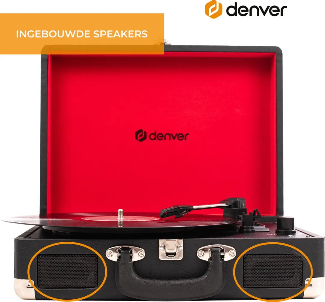 Denver VPL-120 Platenspeler - Zwart