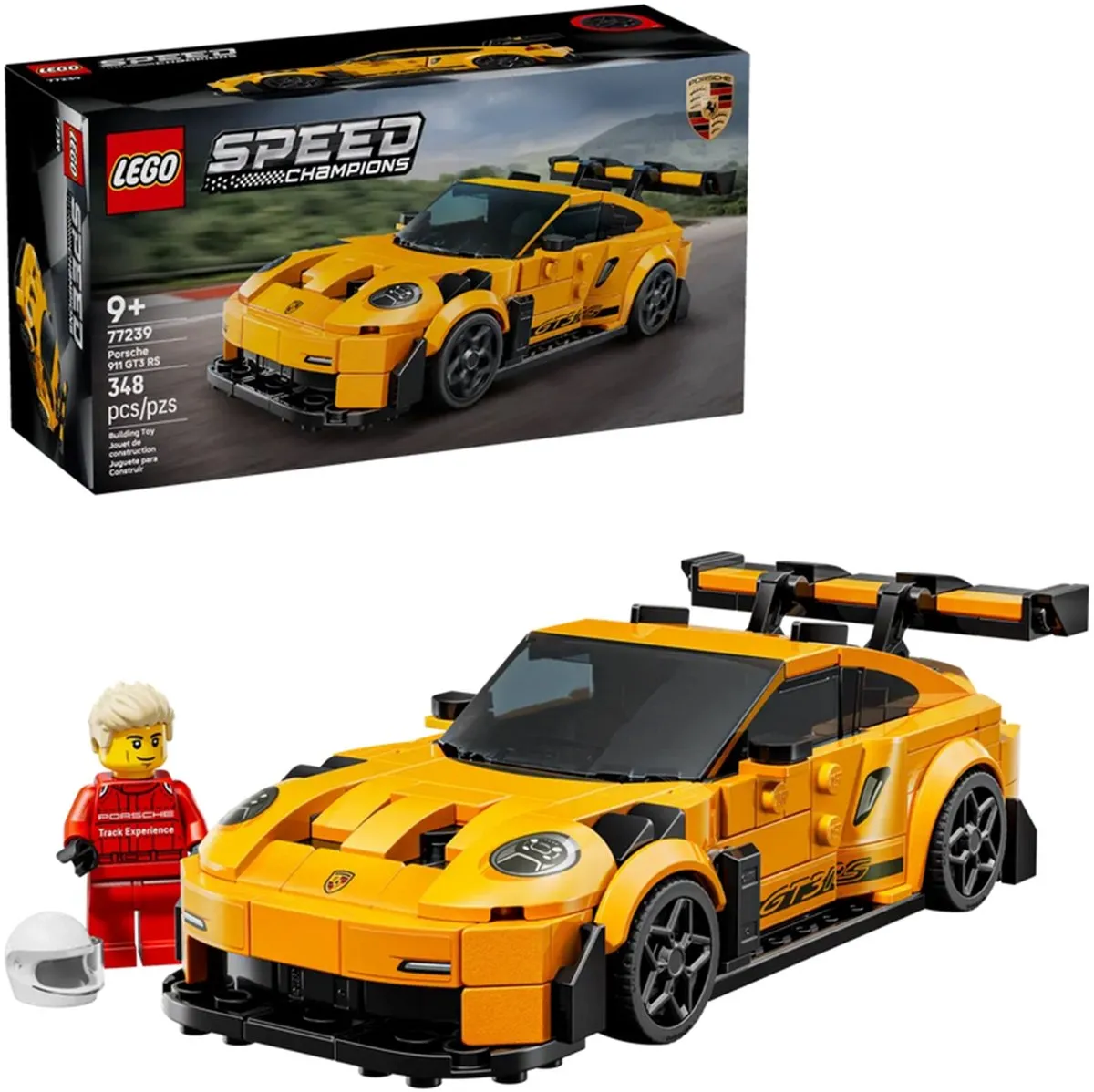 LEGO Speed Champions Porsche 911 GT3 RS 77239 - 348 Stukken - Multicolor