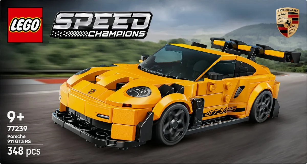 LEGO Speed Champions Porsche 911 GT3 RS 77239 - 348 Stukken - Multicolor