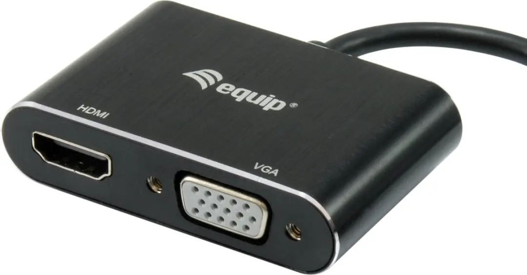 Equip USB 3.0 naar VGA Adapter 133386 - Zwart