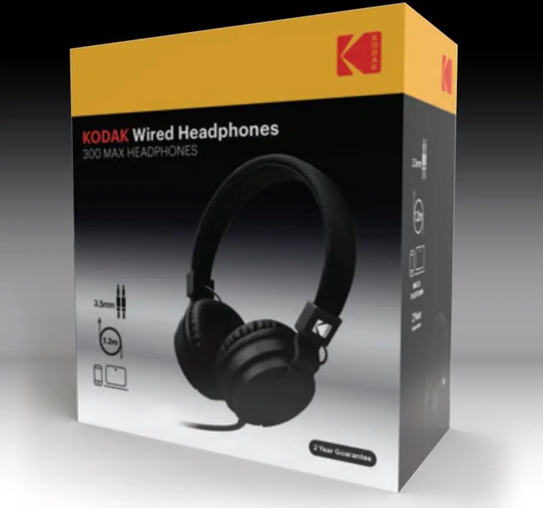 Kodak 300 MAX CAT 30423602 On-ear Koptelefoon - 3.5mm - Zwart