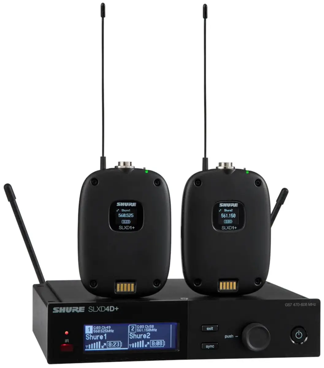 Shure SLXD14D+ S50 Draadloos Bodypack